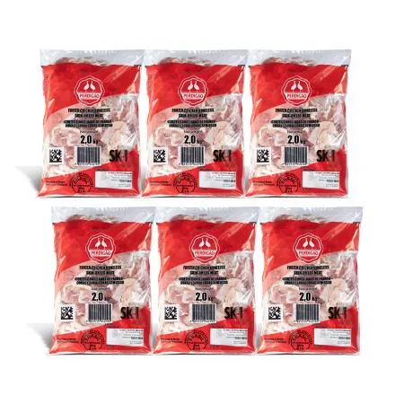 페르디가오 닭다리살 12kg(2kg x 6팩) 냉동 순살 브라질 닭정육
