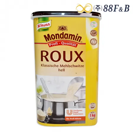크노르 몬다민 루 화이트 1kg 몬다민루 화이트소스 간편한 농도조절 분말 타입