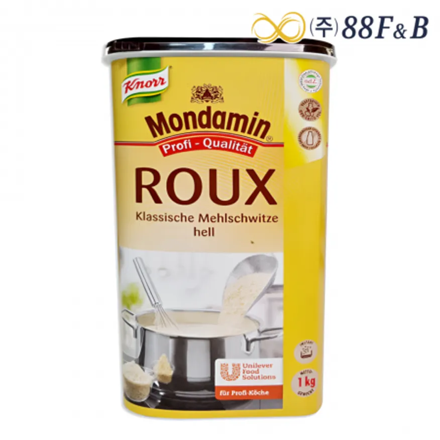 크노르 몬다민 루 화이트 1kg 몬다민루 화이트소스 간편한 농도조절 분말 타입 이미지