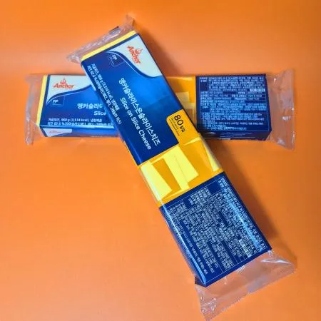앵커 체다 슬라이스 치즈 80매 960g