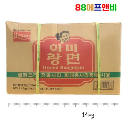 [반짝특가] 납작당면 14kg 화미랑면 벌크 넙적당면 대용량 식당용 떡볶이 낙곱새 찜닭