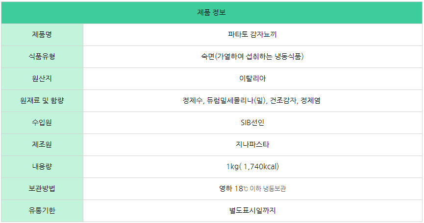 상품정보제공고시