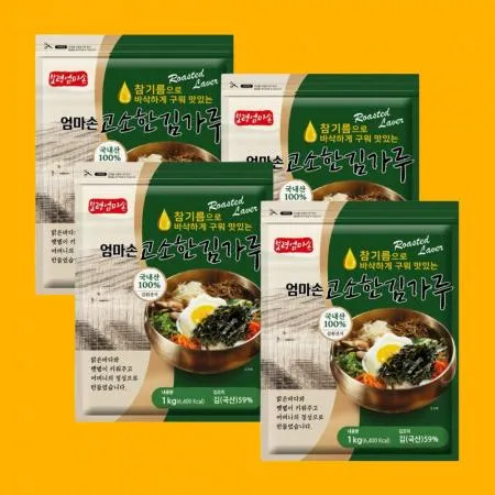 엄마손 김가루(업소용) 1kg x 4개입 박스
