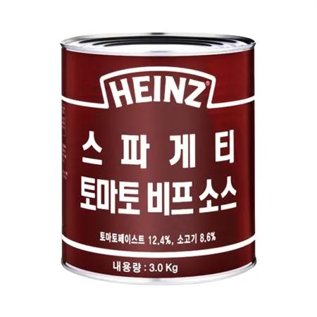 [행사품목]하인즈 스파게티비프소스 3kg 미트소스 토마토소스