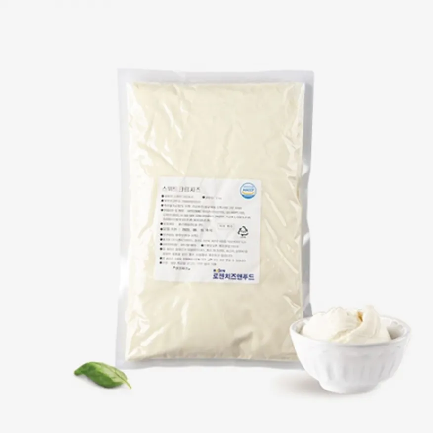 로젠치즈 스위트크림치즈 1kg (담백한맛) 액상치즈 업소용 샌드위치 대용량 드레싱 이미지