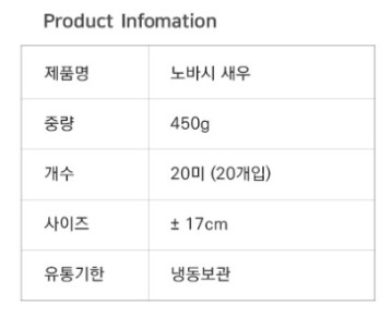 상품정보제공고시
