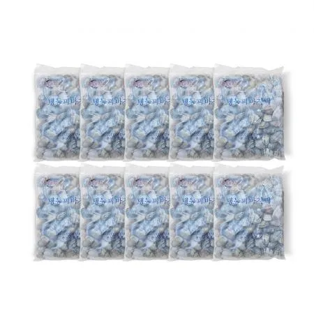냉동 바지락 피바지락 5kg(500g x 10팩) 바지락 칼국수 봉골레 손질바지락 자숙바지락