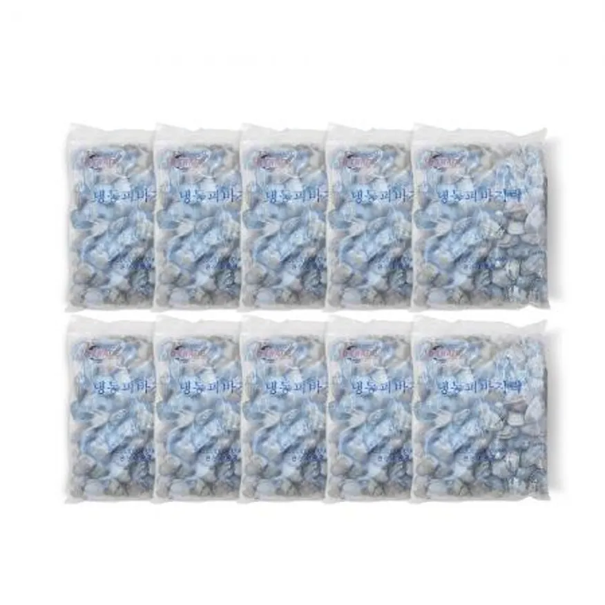 냉동 바지락 피바지락 5kg(500g x 10팩) 바지락 칼국수 봉골레 손질바지락 자숙바지락 이미지