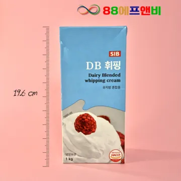 선인 DB휘핑크림 1kg 생크림 베이킹 혼합생크림 디비 1리터