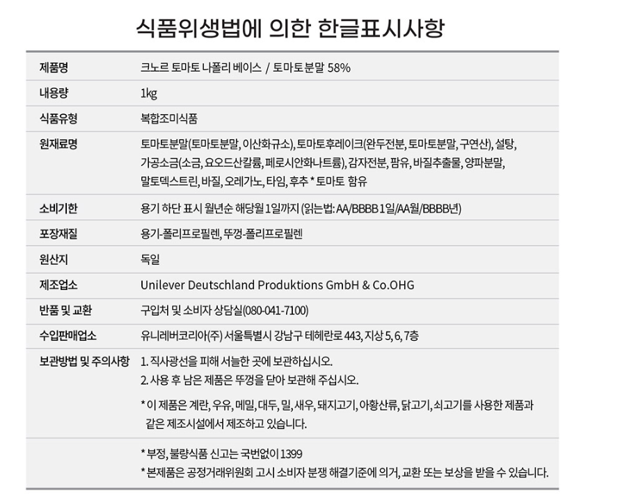 상품정보제공고시