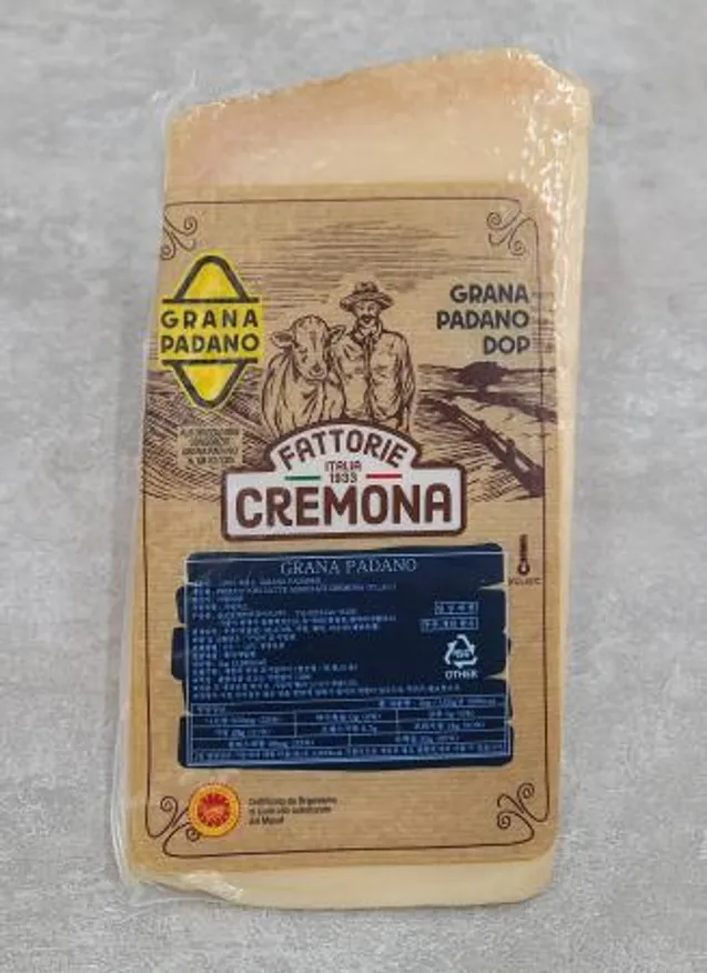 크레모나 그라나파다노 블럭 1KG 냉장 그라나 치즈 그라나분말 이미지