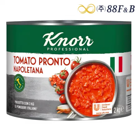 크노르 프론토 토마토 소스 2kg 파스타소스 토마토쿨리 대체