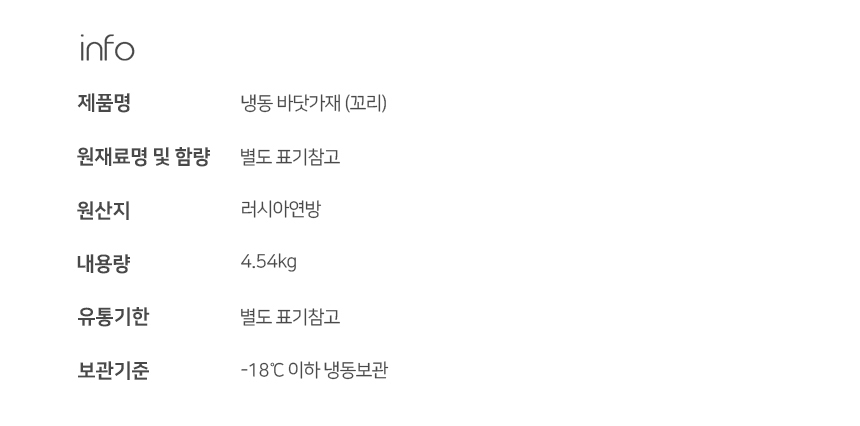 상품정보제공고시