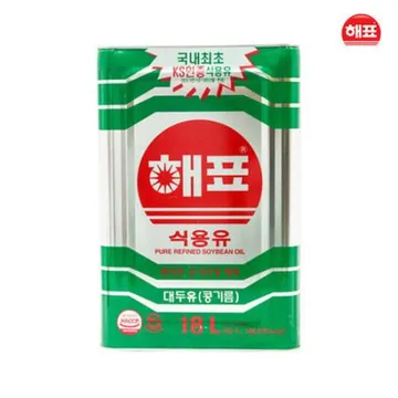해표 식용유 콩기름 18L/업소용