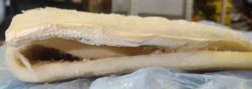 대왕오징어 몸통(무라사키) 몸살 20KG 튀김용 업소용 오징어 무라사끼 이미지