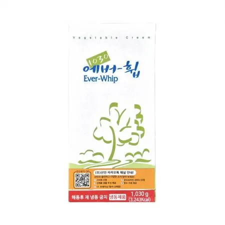 선인 에버휩 냉동 휘핑크림 1030g(아이스박스 무료)