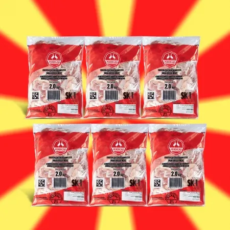페르디가오 닭다리살 12kg(2kg x 6팩) 냉동 순살 브라질 닭정육