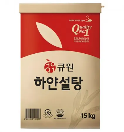 큐원 백설탕 15kg