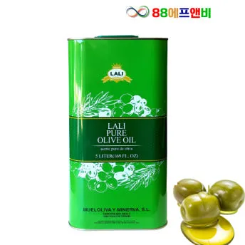 라리 퓨어 올리브오일 5L/ 올리브유 파스타 양식 압착 엑스트라버진 대용량