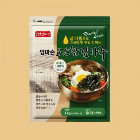 보령 엄마손 고소한 김가루 1kg 국산 대용량 업소용