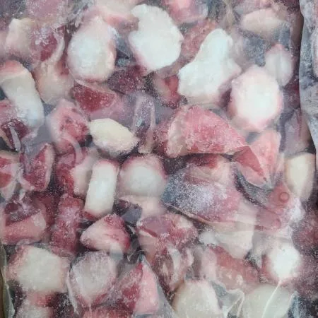 문어채 청크컷 1팩*1kg*10봉/1박스(10kg) 업소용 절단문어 타코야끼 이미지