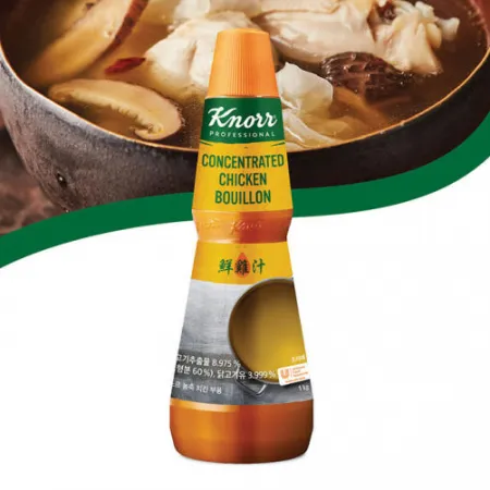 크노르 치킨스톡 액상 1kg 치킨 부용 엑기스 볶음요리 파스타 샤브샤브 닭육수