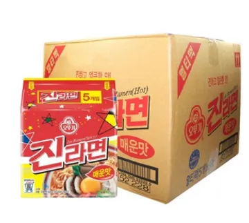 오뚜기 진라면 매운맛 120g 40개/얼큰한맛/봉지라면, 라면