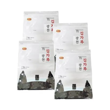(무료배송) 광천 뭐먹지 김가루 1kg x 4개입 업소용 국내산김 가정용 대용량