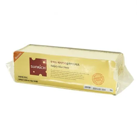 썬리취 무색소 베이커리 체다 슬라이스 치즈 1.8kg (100매) 냉장 단일상품