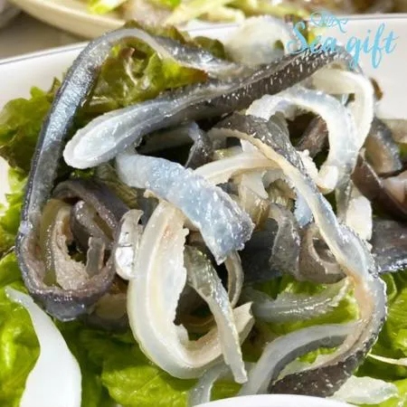 자숙 복어 껍질 500g 복어피 초무침 세절 이미지