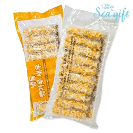 튀김용 냉동 빵가루 새우 3kg (30g 100미) 이미지