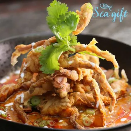 소프트쉘 크랩 9kg(900g x10) 중 100미 내외 도매 업소용 푸팟퐁커리 톱날꽃게 머드크랩 이미지