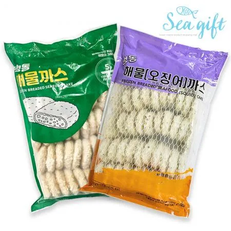해물까스 5kg(2.5kg x 2팩) 냉동 튀김 반찬 술안주 업소용 이미지