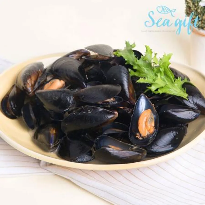 냉동 피홍합 10kg(1kg x 10팩) 손질 간편 홍합탕 짬뽕 업소용 벌크 이미지