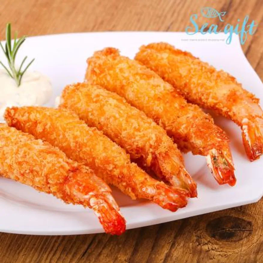 튀김용 냉동 빵가루 새우 300g 1팩 이미지