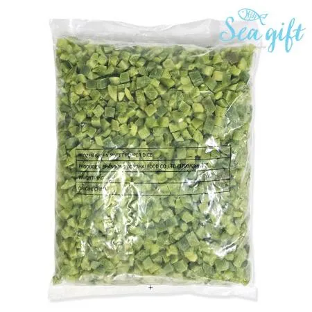 냉동 청 피망 다이스 1kg 손질 야채 간편 채소 볶음