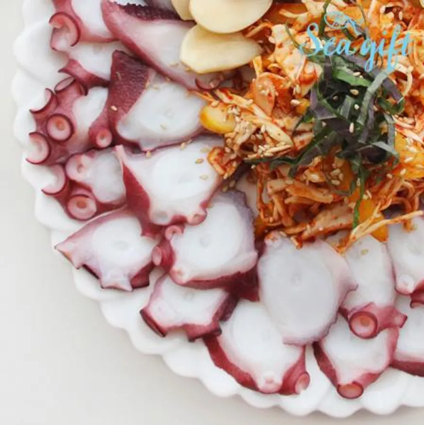 냉동 자숙 통문어 500g 12/15 숙회 슬라이스 제수용 이미지