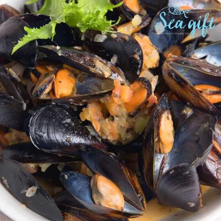 냉동 피홍합 5kg(1kg x 5팩) 손질 간편 홍합탕 짬뽕 업소용 이미지