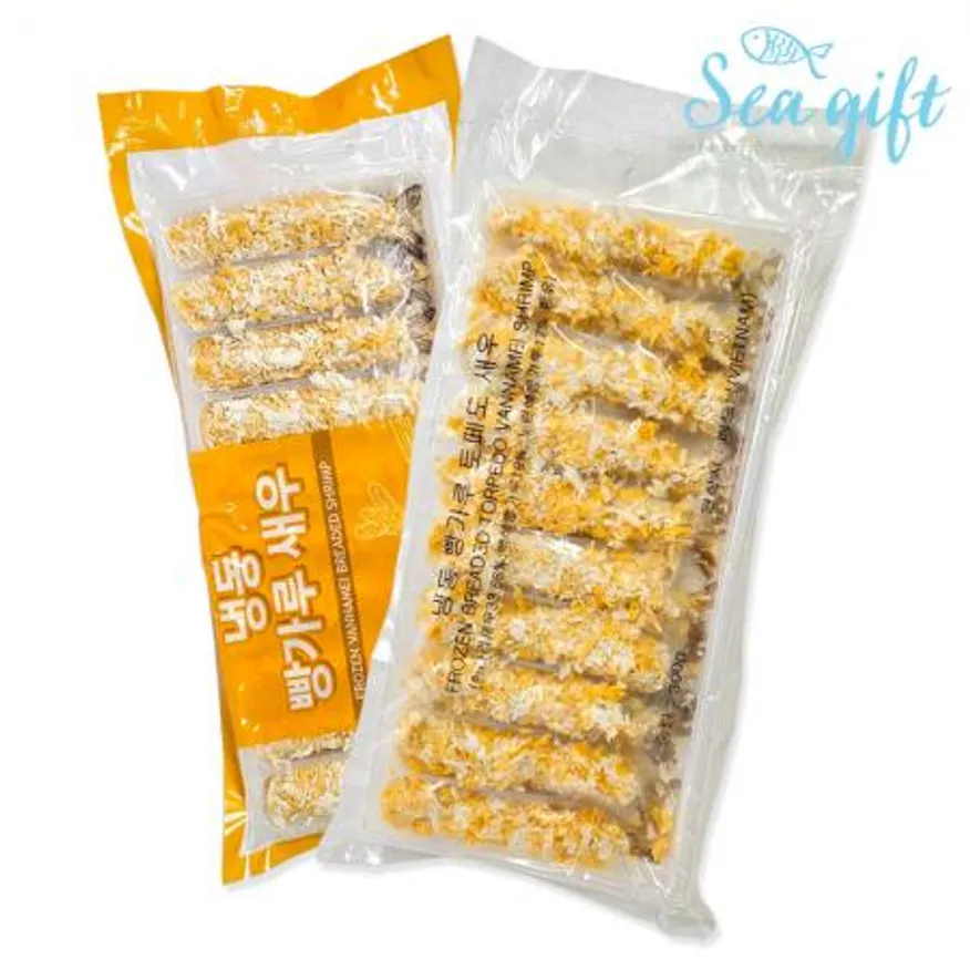 튀김용 냉동 빵가루 새우 6kg (30g 200미) 이미지