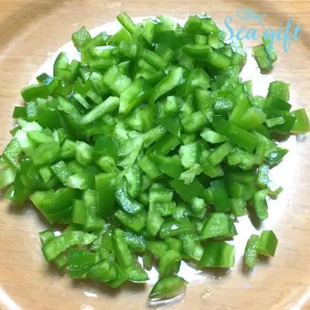 냉동 청 피망 다이스 10kg(1kg x 10팩) 손질 야채 대용량 업소용