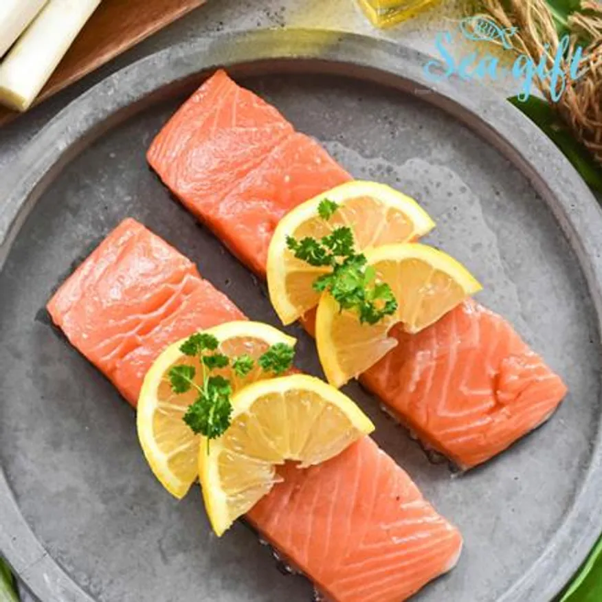 냉동 생 연어필렛 10kg 내외 노르웨이 초밥 샐러드 스테이크 대용량 업소용 이미지