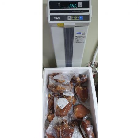 [업소용 앞다리 통족발]1박스 10kg 미니족 제거된 통족발(돈학) / 도매 샵인샵 제품 이미지