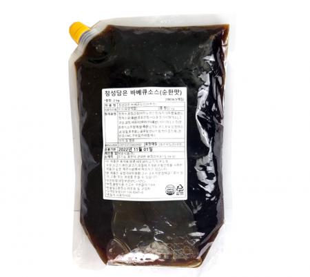 [정성담은푸드] 바베큐족발 바베큐보쌈 바베큐소스 2kg (매콤한맛)
