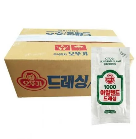오뚜기 1000아일랜드드레싱(일회용) 12G 500개입