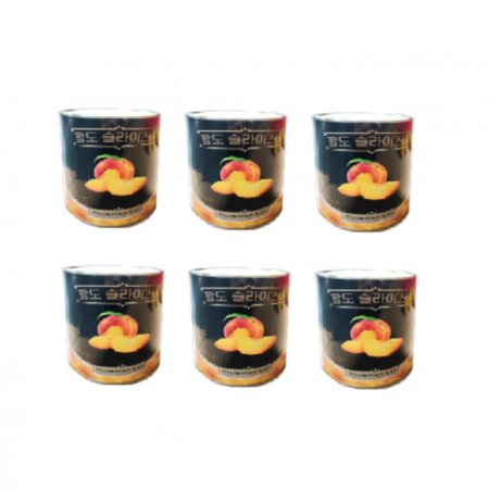 씨엘 황도 슬라이스 3kg 6개