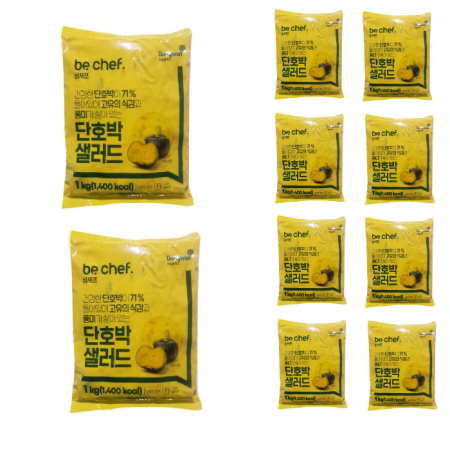 동원 홈푸드 단호박 샐러드 1KG 10개 단호박샐러드 호박