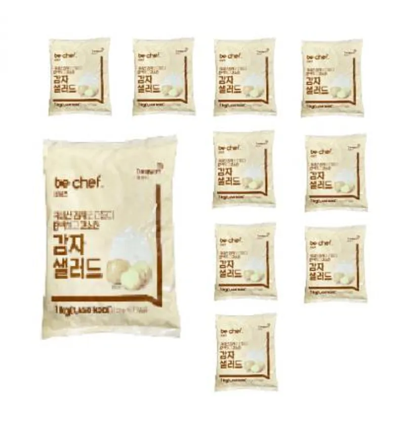 동원 홈푸드 감자 샐러드 1kg 10개 감자샐러드 감자 이미지