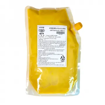 식자재민족 허니 머스타드 드레싱 2kg