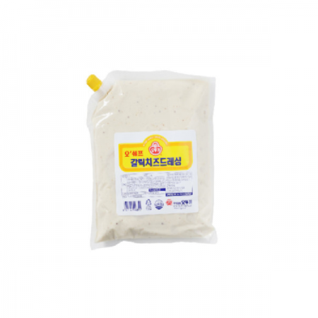 오뚜기 오쉐프 갈릭 치즈 드레싱 1KG (아이스박스)