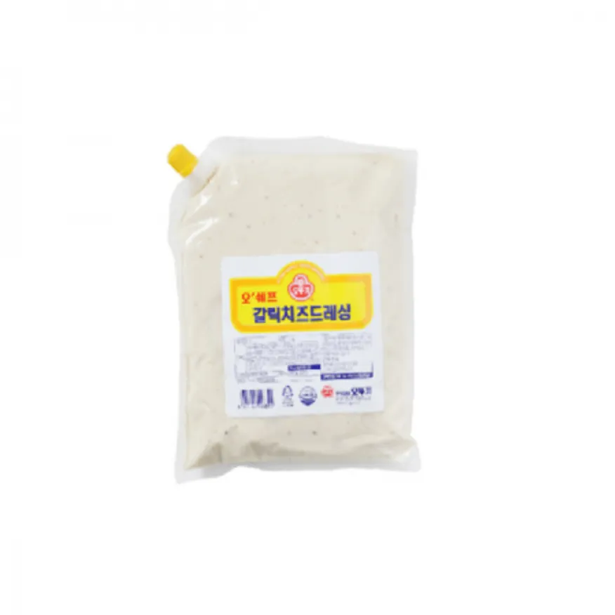 오뚜기 오쉐프 갈릭 치즈 드레싱 1KG (아이스박스) 이미지
